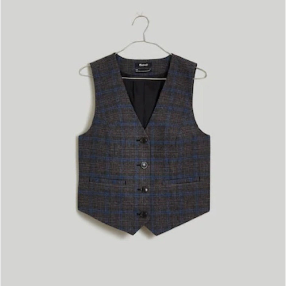 Madewell Wool Blend Suiting Vest